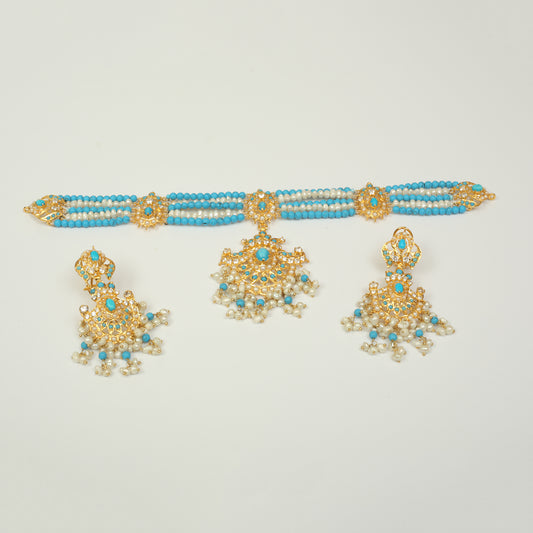 Choker Set With Earrings