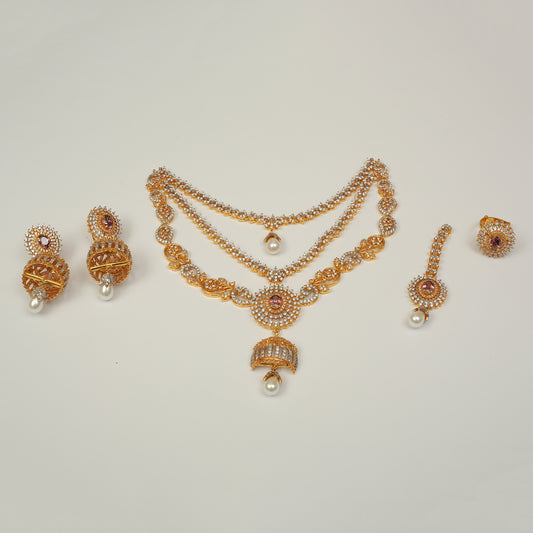 Necklace Set With Earrings Tika Ring