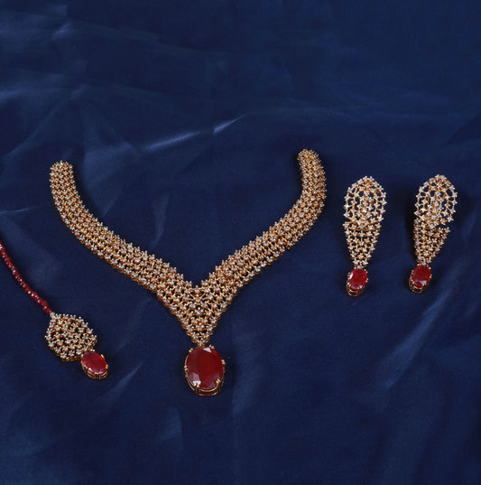 Necklace Set with Earrings , Tika