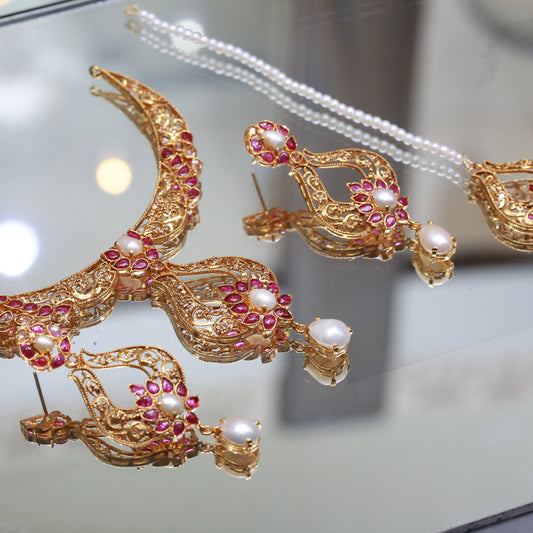 Necklace  Set with Tika Earrings