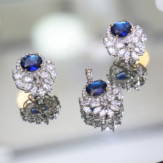 Locket and Earrings 84