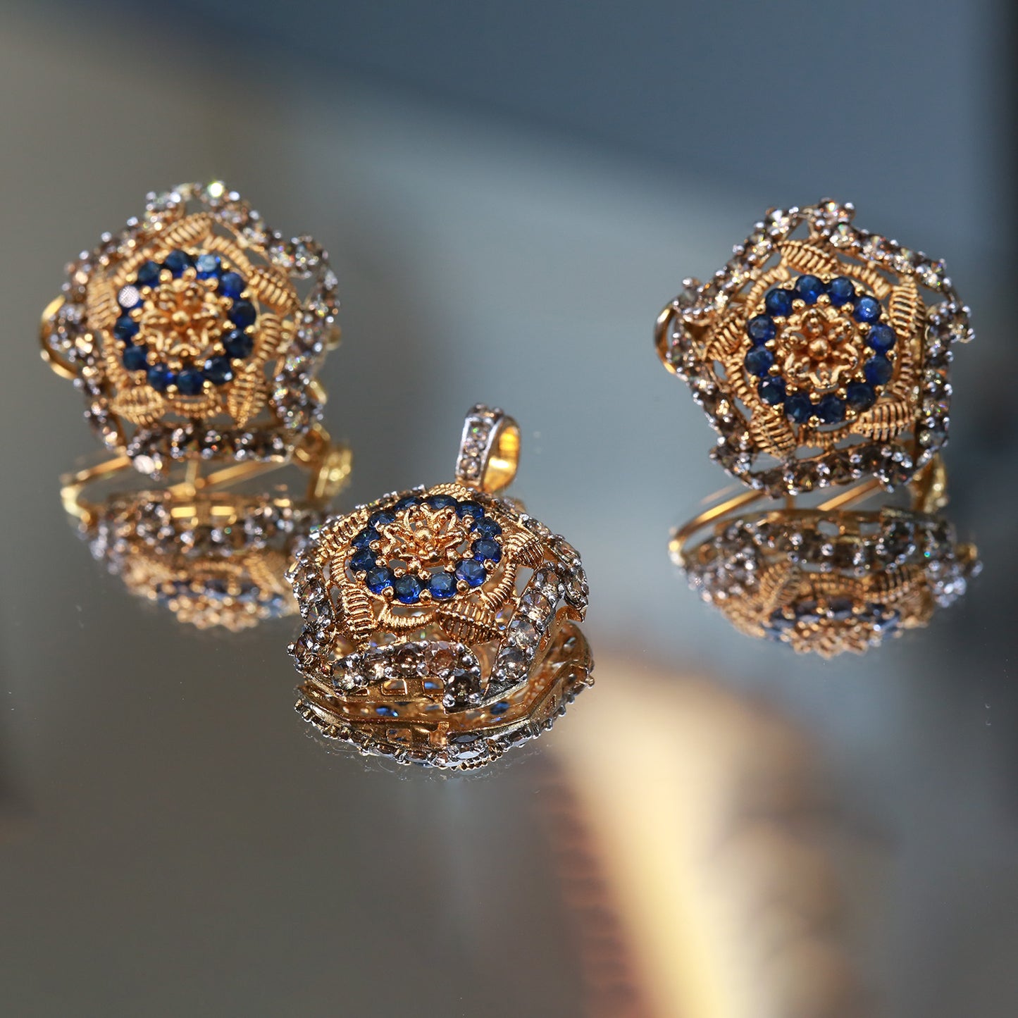 Locket and Earrings 27