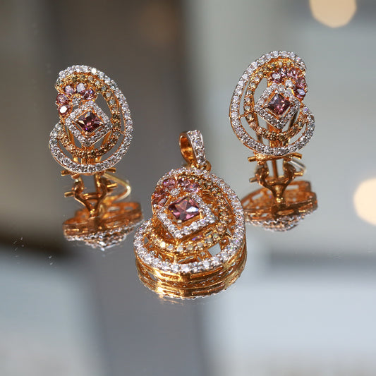 Locket and Earrings 89