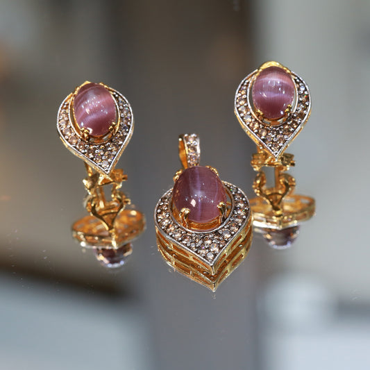 Locket and Earrings 85