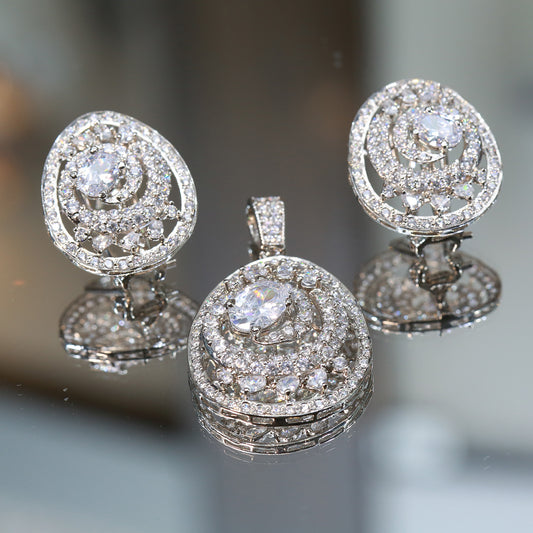 Locket and Earrings 81