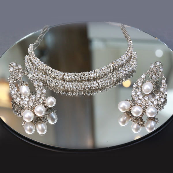 Necklace Set With Earrings