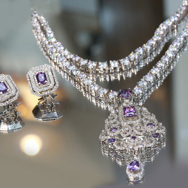 Necklace  Set with Tika  Earrings