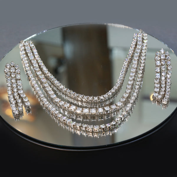 Necklace Set With Earrings