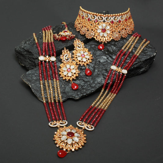 Necklace Set with Earrings, Tika and Maala