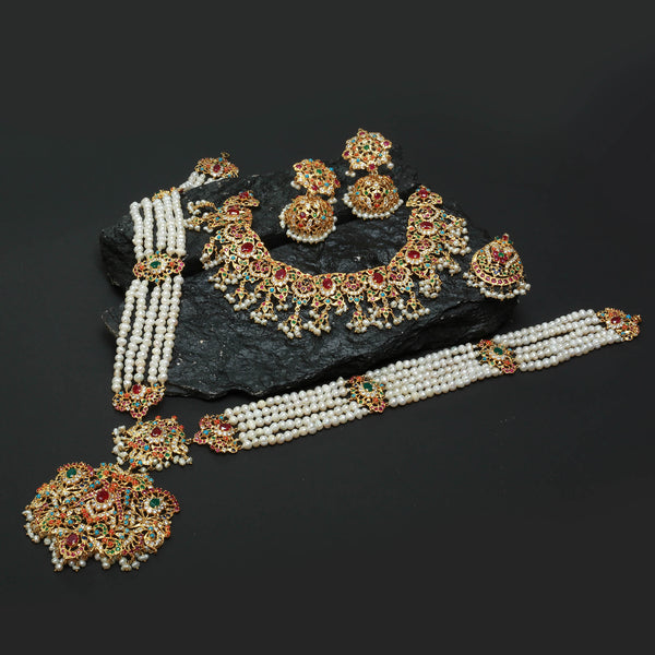 Necklace Set With Earrings ,Tika and Maala