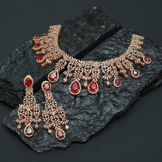 Necklace Set With Earrings and Tika