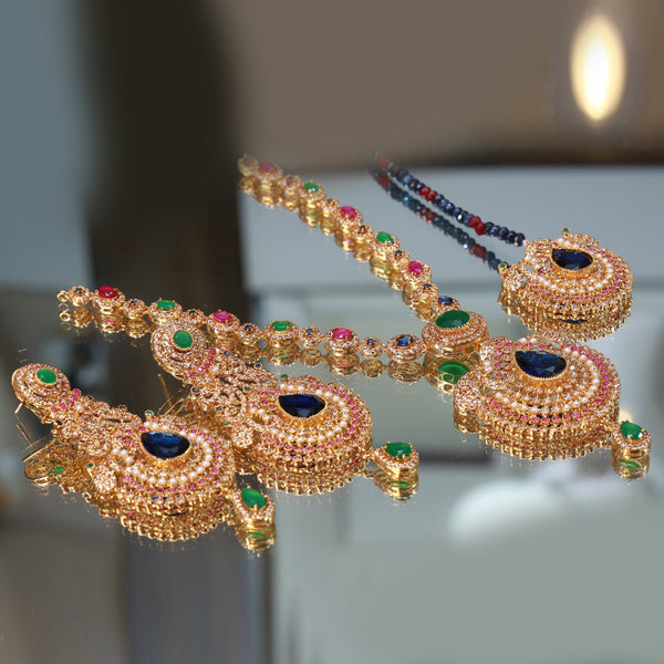 Necklace Set with Tika Earrings