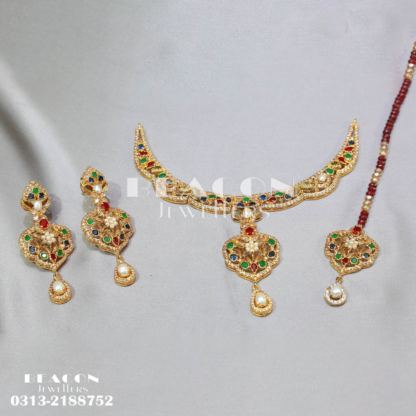 Necklace  Set with Tika Earrings