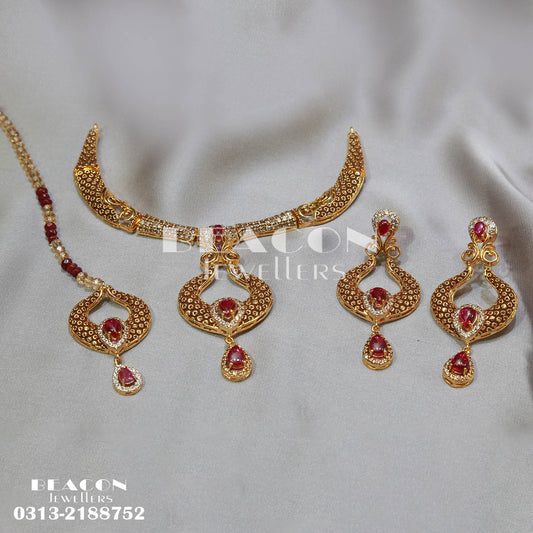 Necklace  Set with Tika Earrings