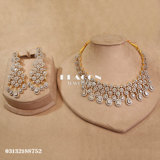 Necklace Set With  Earrings