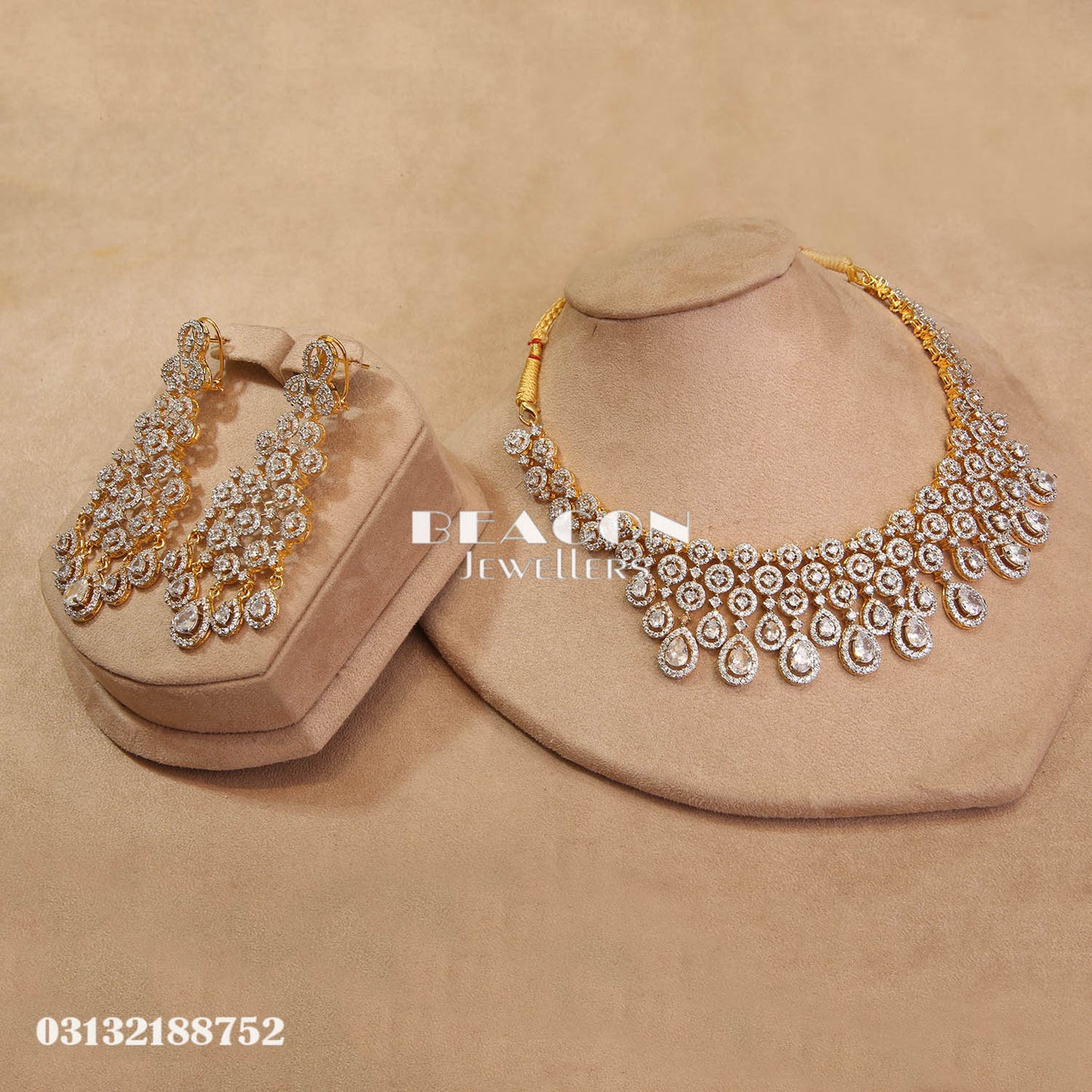Necklace Set With  Earrings