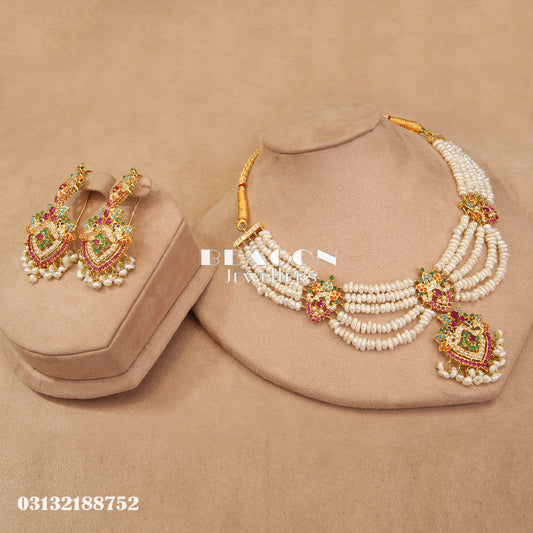 Necklace and Earrings 123