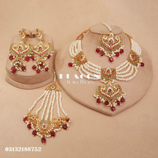 Necklace Bindi Jhoomer and Earrings 03
