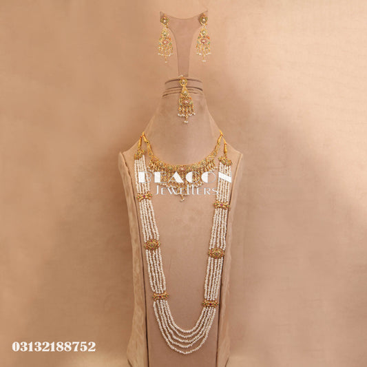 Necklace Maala Bindi and Earrings 10