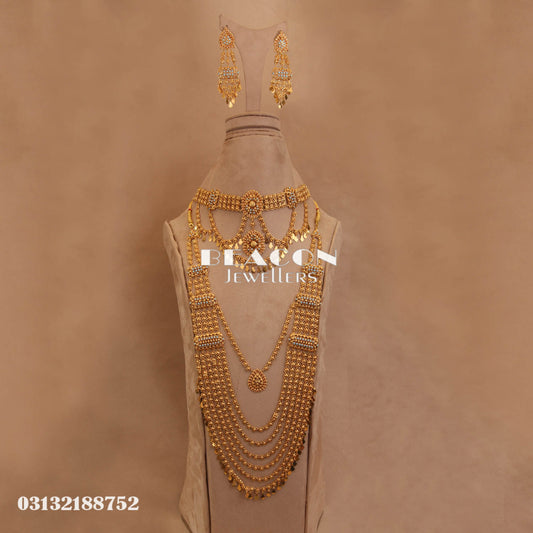 Necklace Maala Bindi and Earrings 12