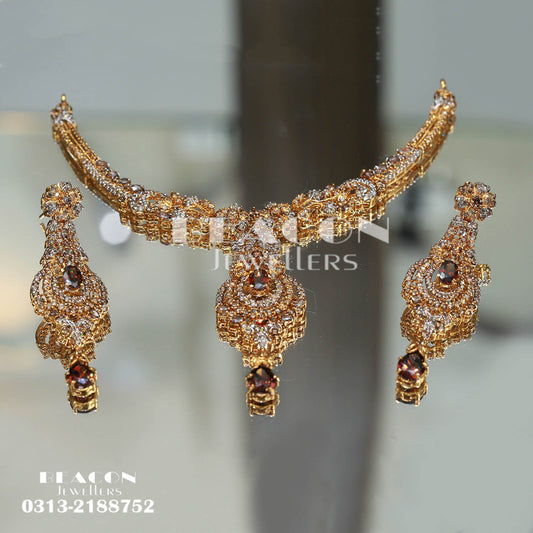 Necklace Set With  Earrings