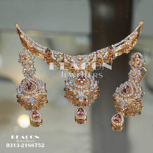 Necklace Set With  Earrings
