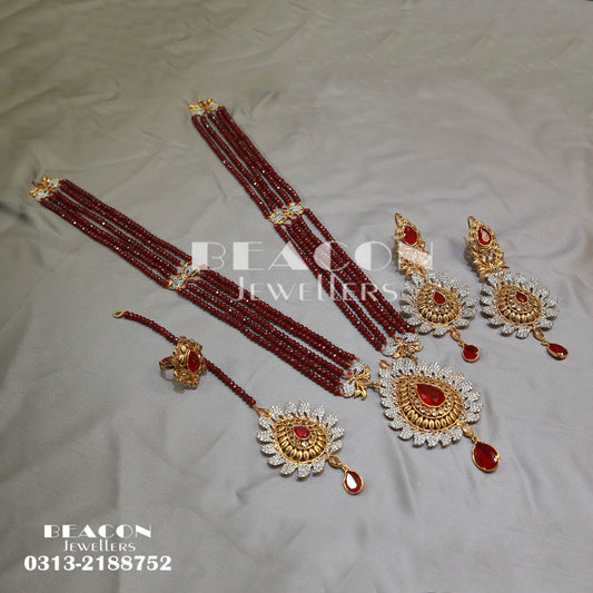 Maala Ring Bindi and Earrings 04