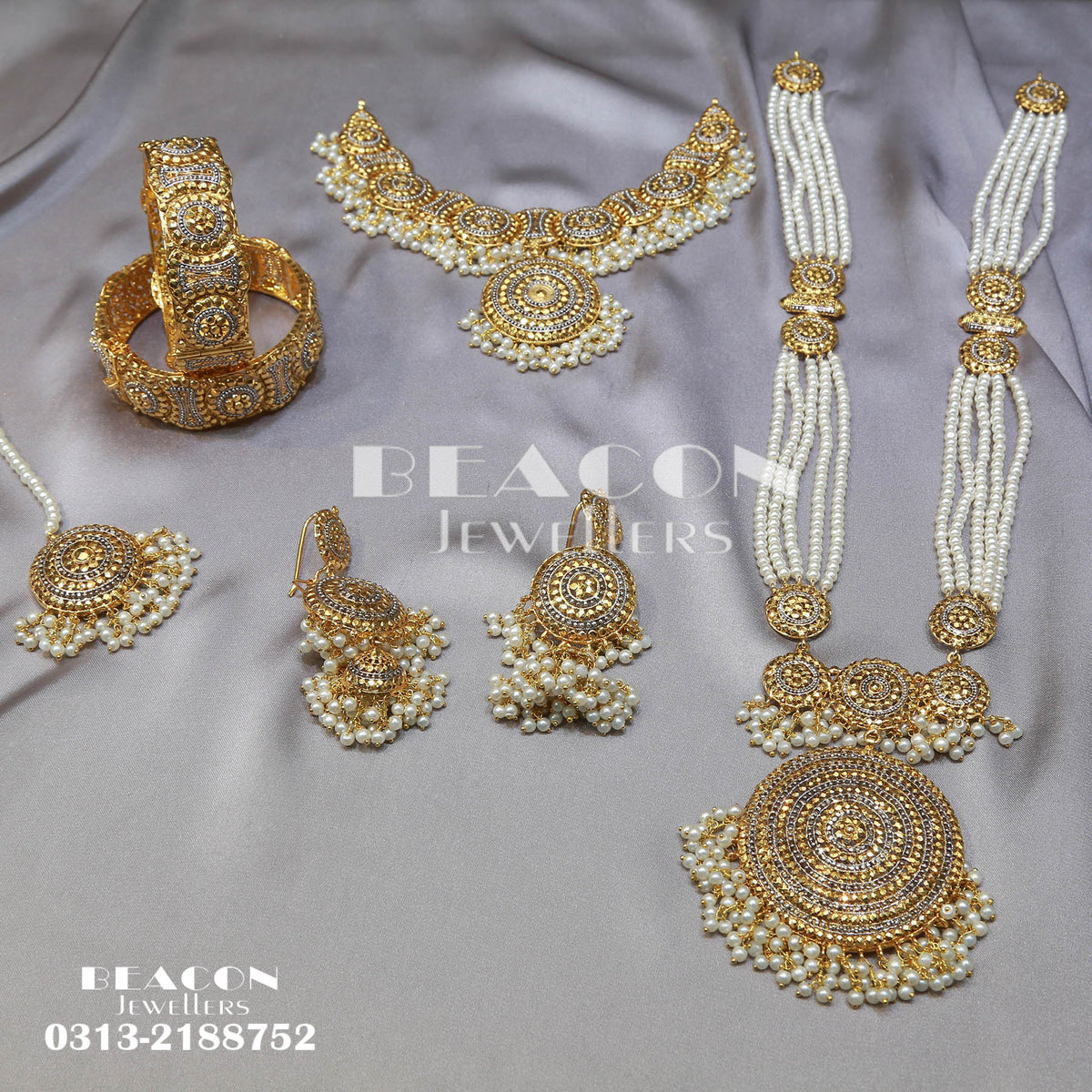 Necklace Maala Bindi Bangles and Earrings 01