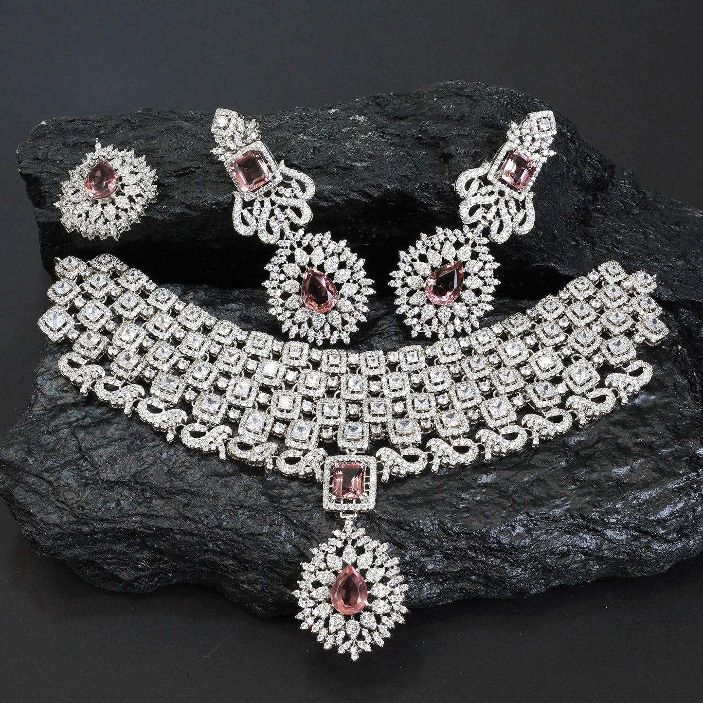 Necklace Set With Earrings and Ring