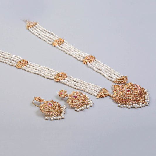 Maala With Earrings