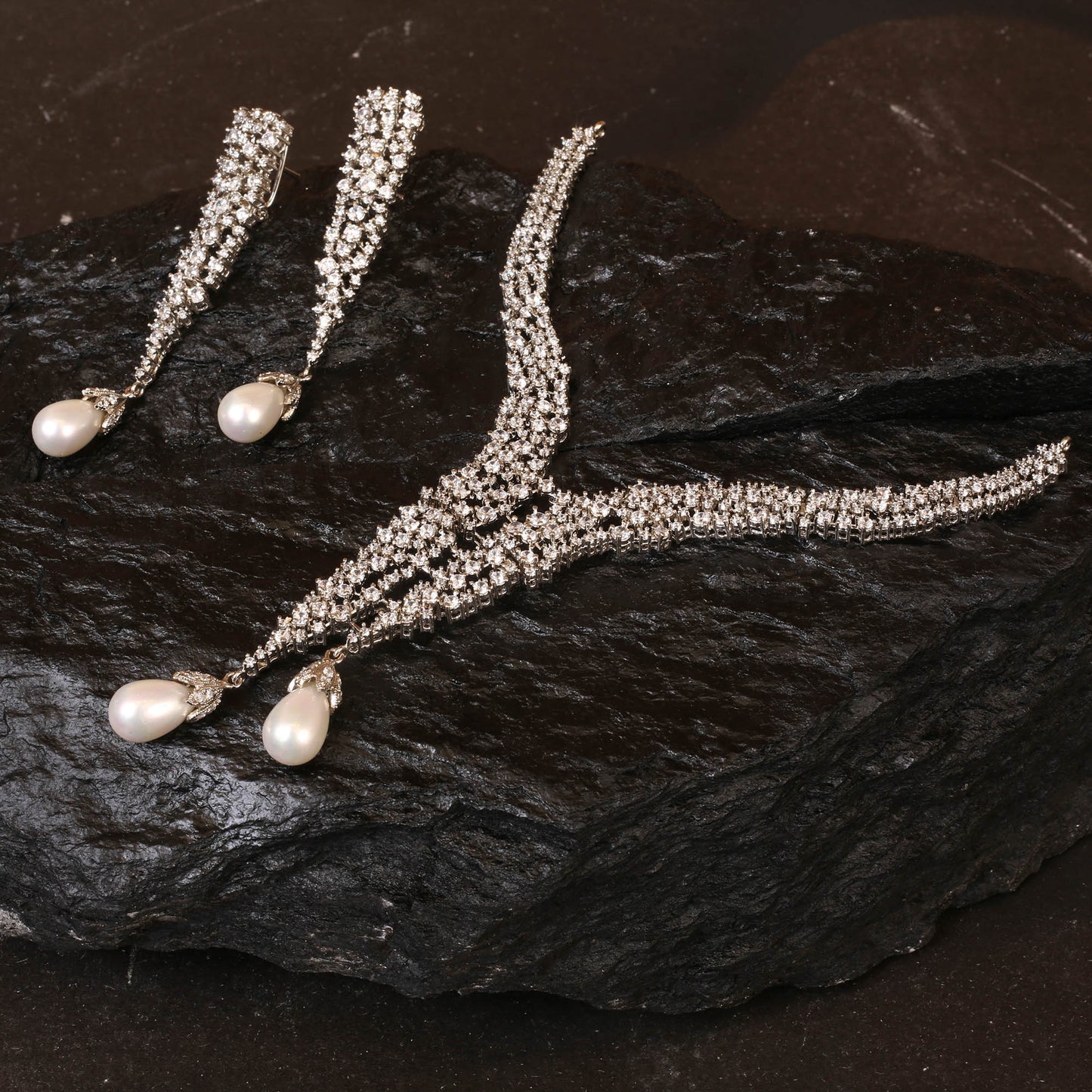 Necklace Set With Earrings