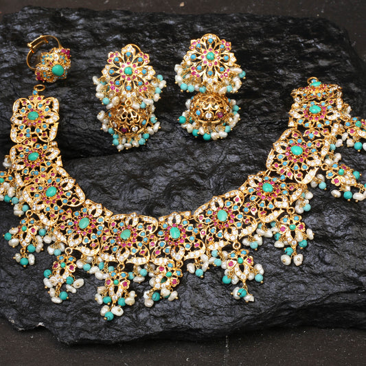 Necklace Set With Earrings