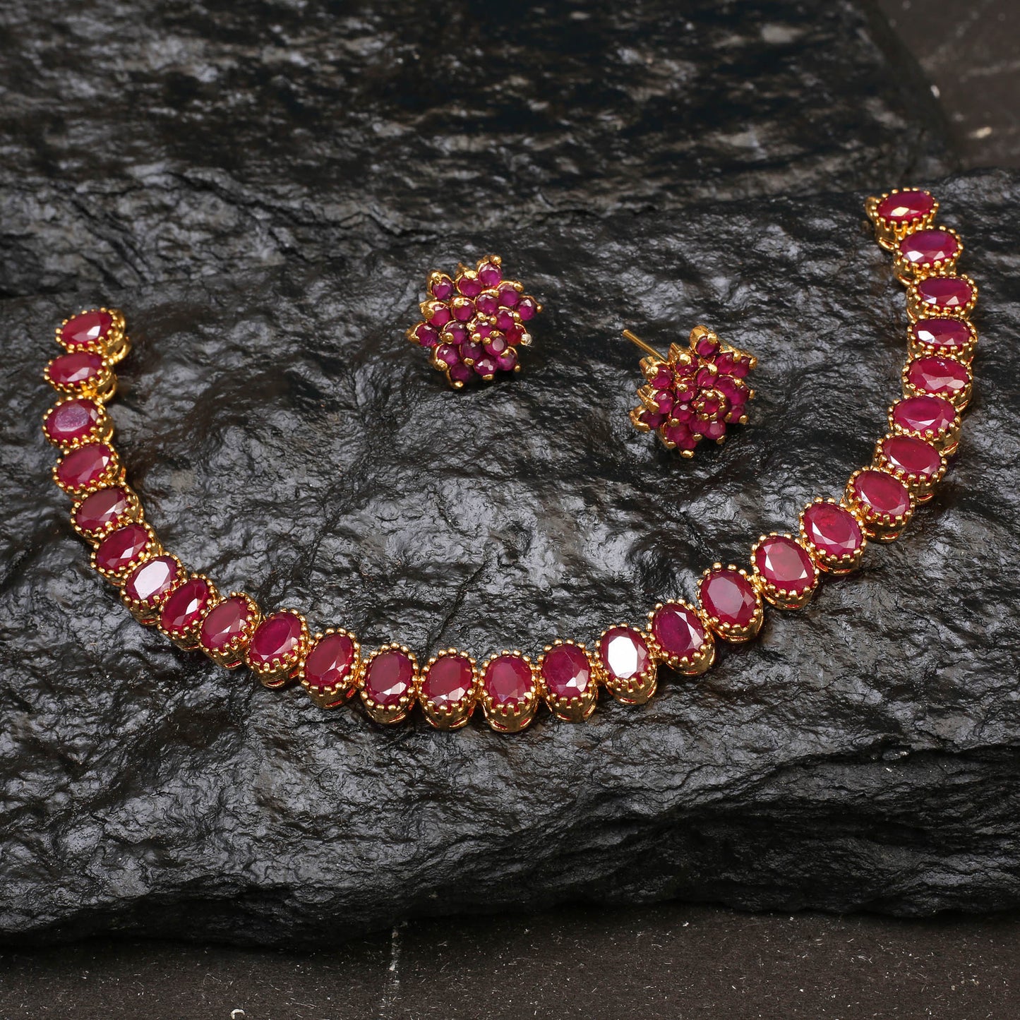 Necklace Set With Earrings