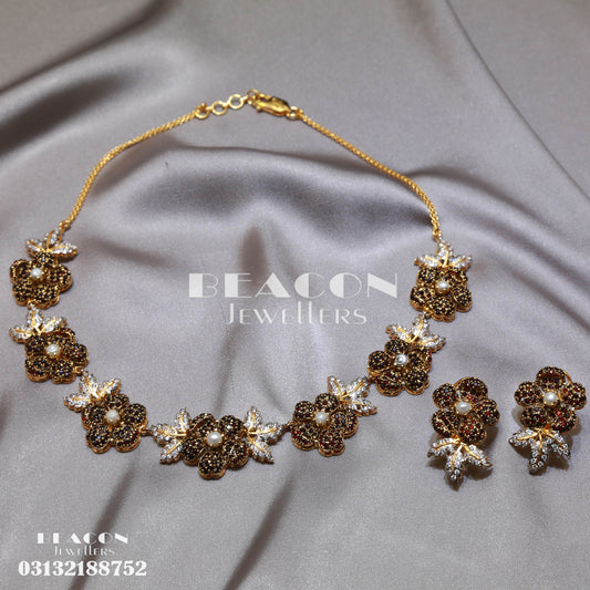 Necklace Set With Earrings