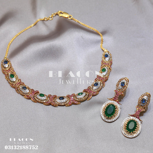 Necklace Set With Earrings