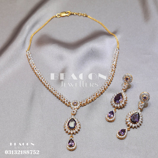 Necklace  Set With Earrings