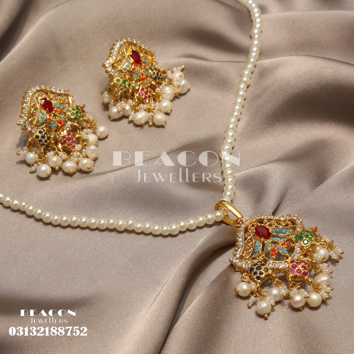 Locket and Earrings 37
