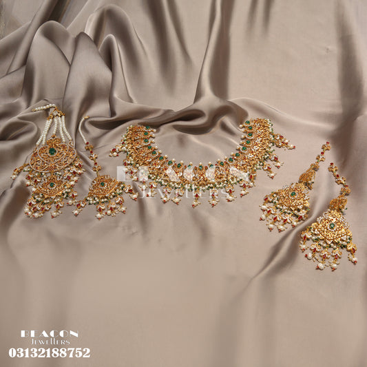 Necklace Set With Earrings Tika Jhomar