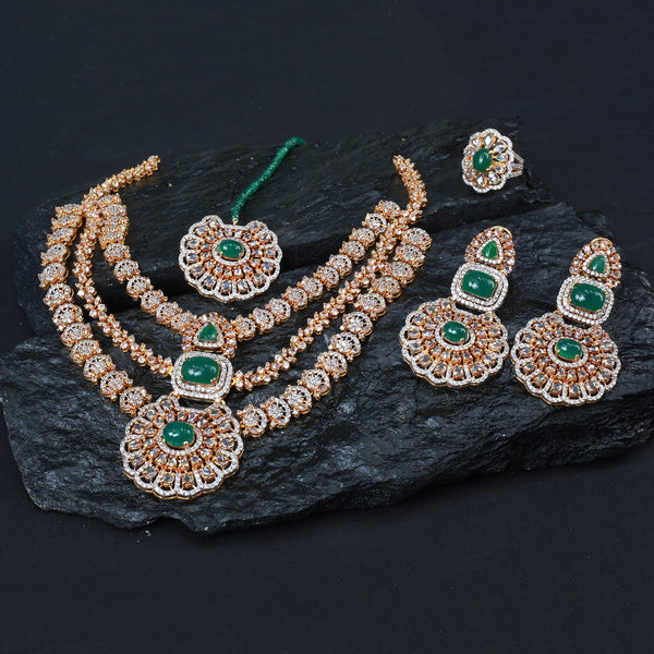 Necklace Set With Earrings and Tika ,Ring