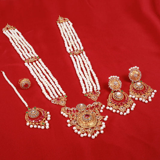 Maala Ring Bindi and Earrings