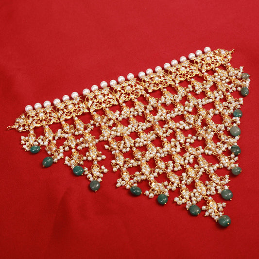 Necklace with Earrings and Tika