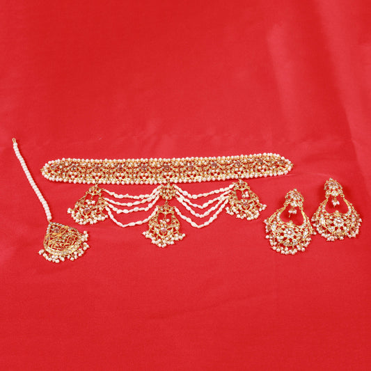 Choker with Earrings,Tika