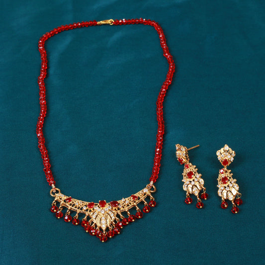Maala with Earrings