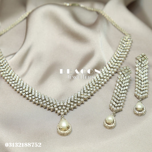 Necklace Set With Earrings