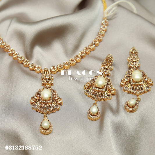 Necklace Set With Earrings