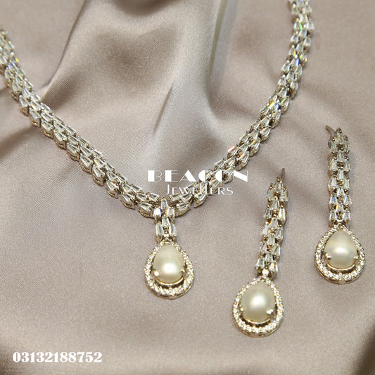 Necklace Set With Earrings