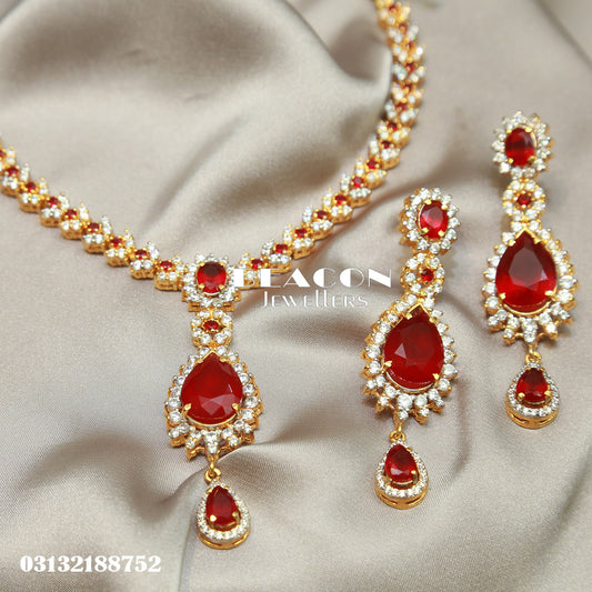 Necklace Set With Earrings