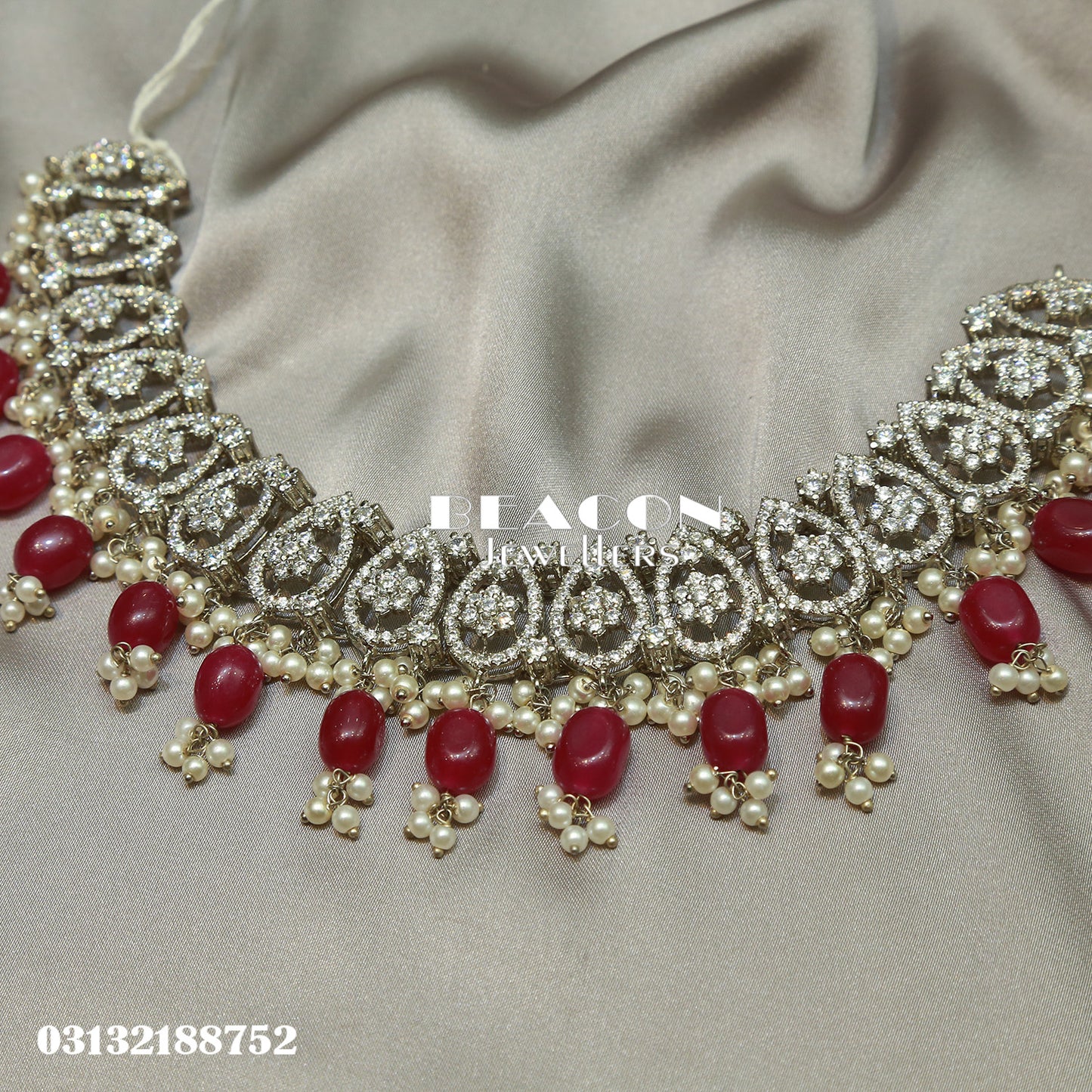 Necklace Set with Tika Earrings
