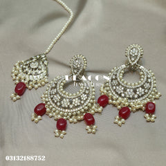Necklace with Bindi and Earrings 39