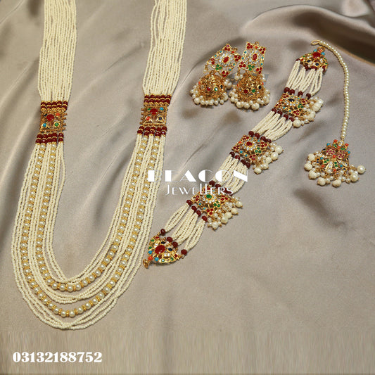 Choker Set With Mala Tika Earnings